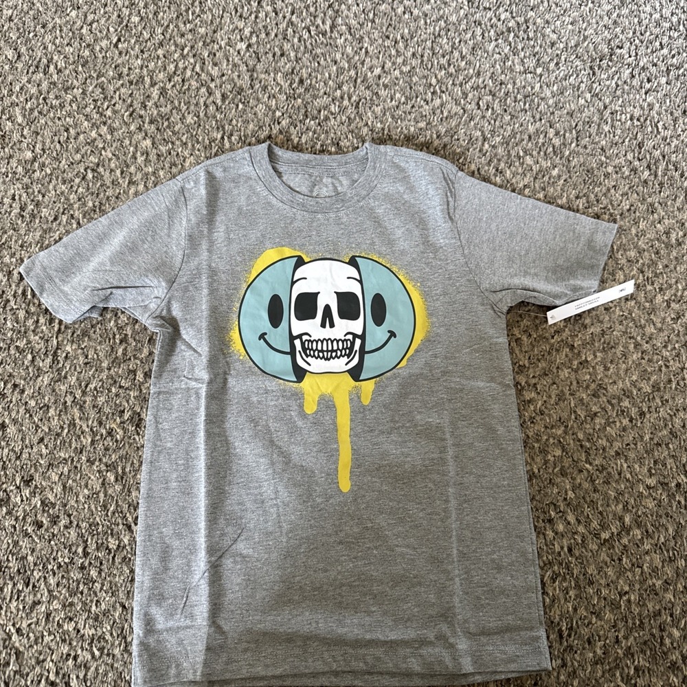 Kids Skull T Shirt Brand New S 6/7